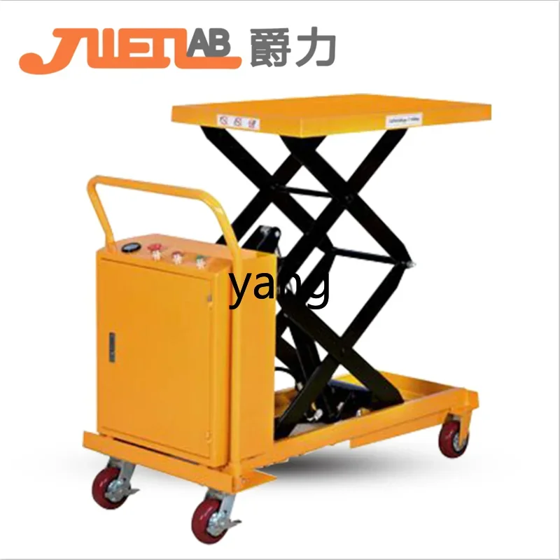 ZL electric lift flatbed truck mobile hydraulic lift freight elevator lift picking truck