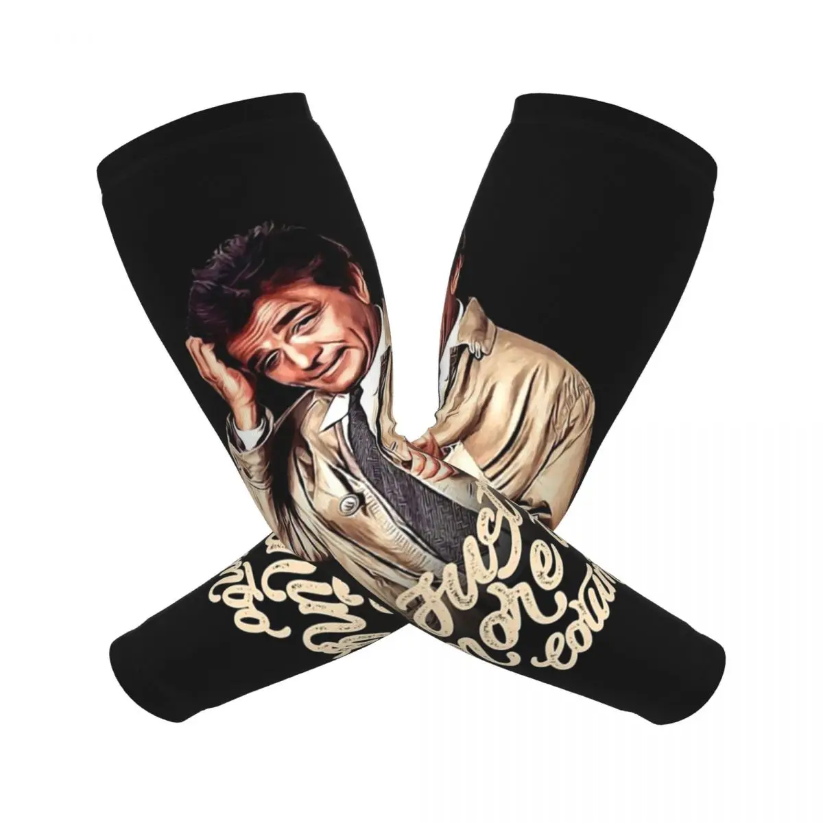 コロンボ - テレビ番組 アームスリーブ メンズ レディース 日焼け止め UVカット タトゥーカバーアップ スポーツ冷却 サイクリング