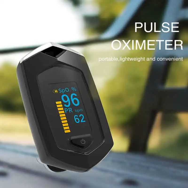 JianYouCare portable rechargeable Finger Pulse Oximeter OLED Pulsoximeter De Dedo Blood Heart Rate Oxygen Saturation Meter SPO2