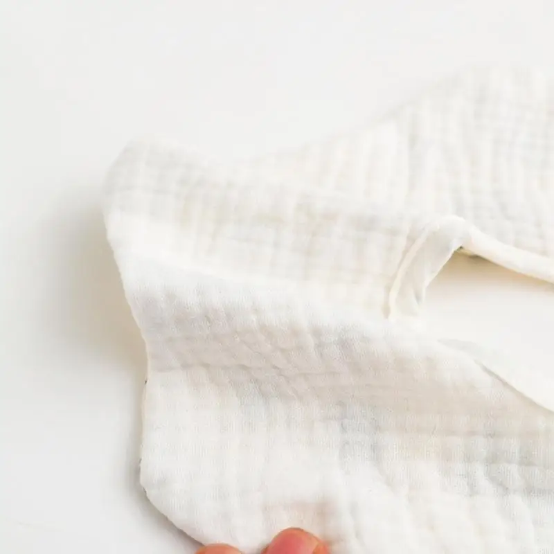 

63HE 15 Colors Baby Cotton Gauze Wavy Bib Bib Baby Products Suitable for 0-18 Months