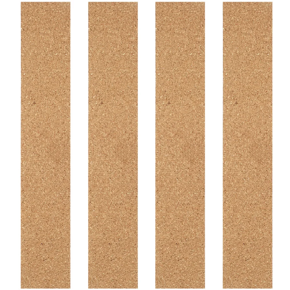 

4Pcs Cork Bulletin Strips Frameless Memo Board Strip Easy Install Safe Use Home Office Wall Decor Cork Board Strips
