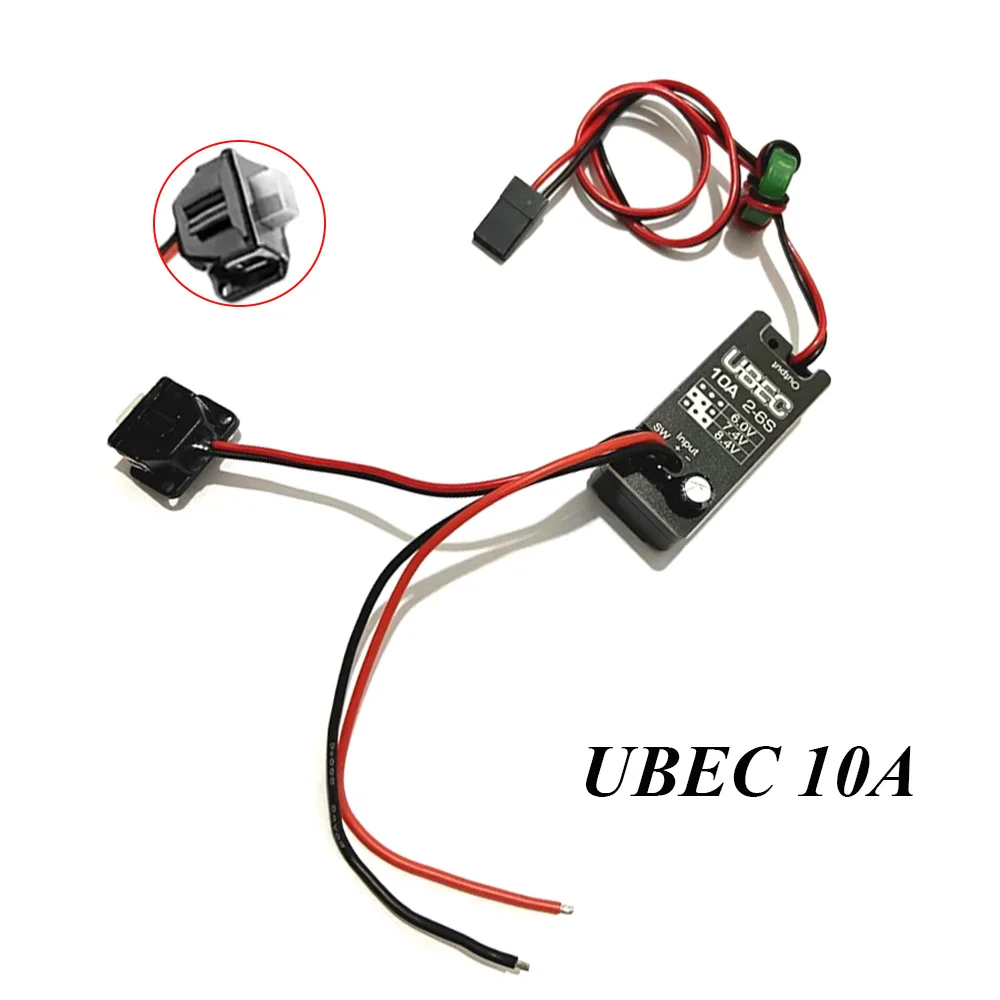 

Original Hobbywing UBEC 10A 6V/7.4V/8.4VWaterproof Voltage Regulator Module 2-6S Lipo with Metal Shell Suitable For RC Car Parts