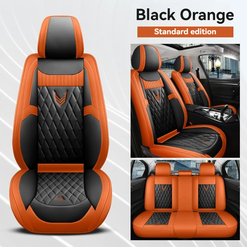 

5 Seats Breathable Leather Car Seat Covers For Changan CS75 CS55 CS35 PLUS Auto Parts Full Coverage Wear-resistant Protector