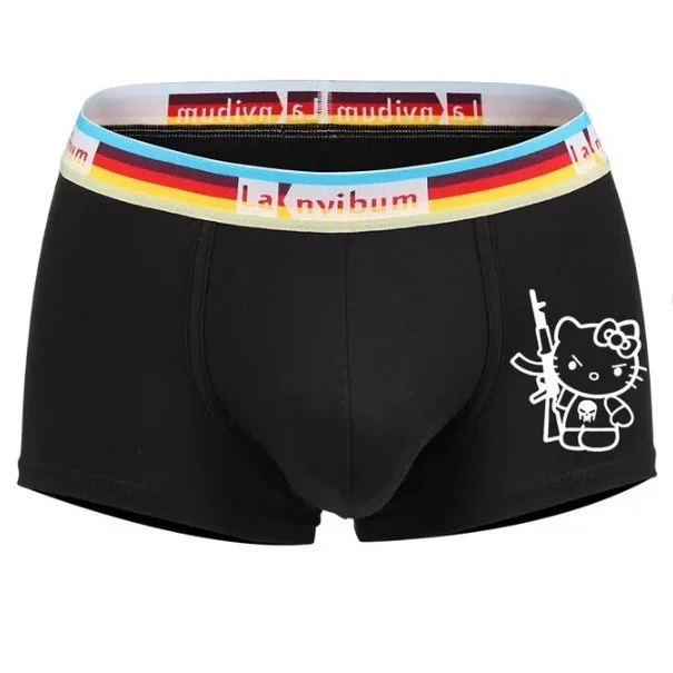 Anime Kawaii Sanrio Hallo Kitty Paar Unterwäsche Cartoon Y2k Mädchen sexy Tanga Jungen Boxer niedlich kt Katze Slips Shorts Hosen Geschenke