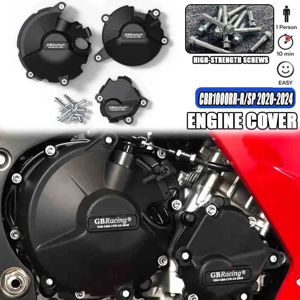 

GB Racing Engine Cover CBR1000RR-R SP 2020~2023 For HONDA Motorcycle Alternator Clutch Protection Cover Accessories