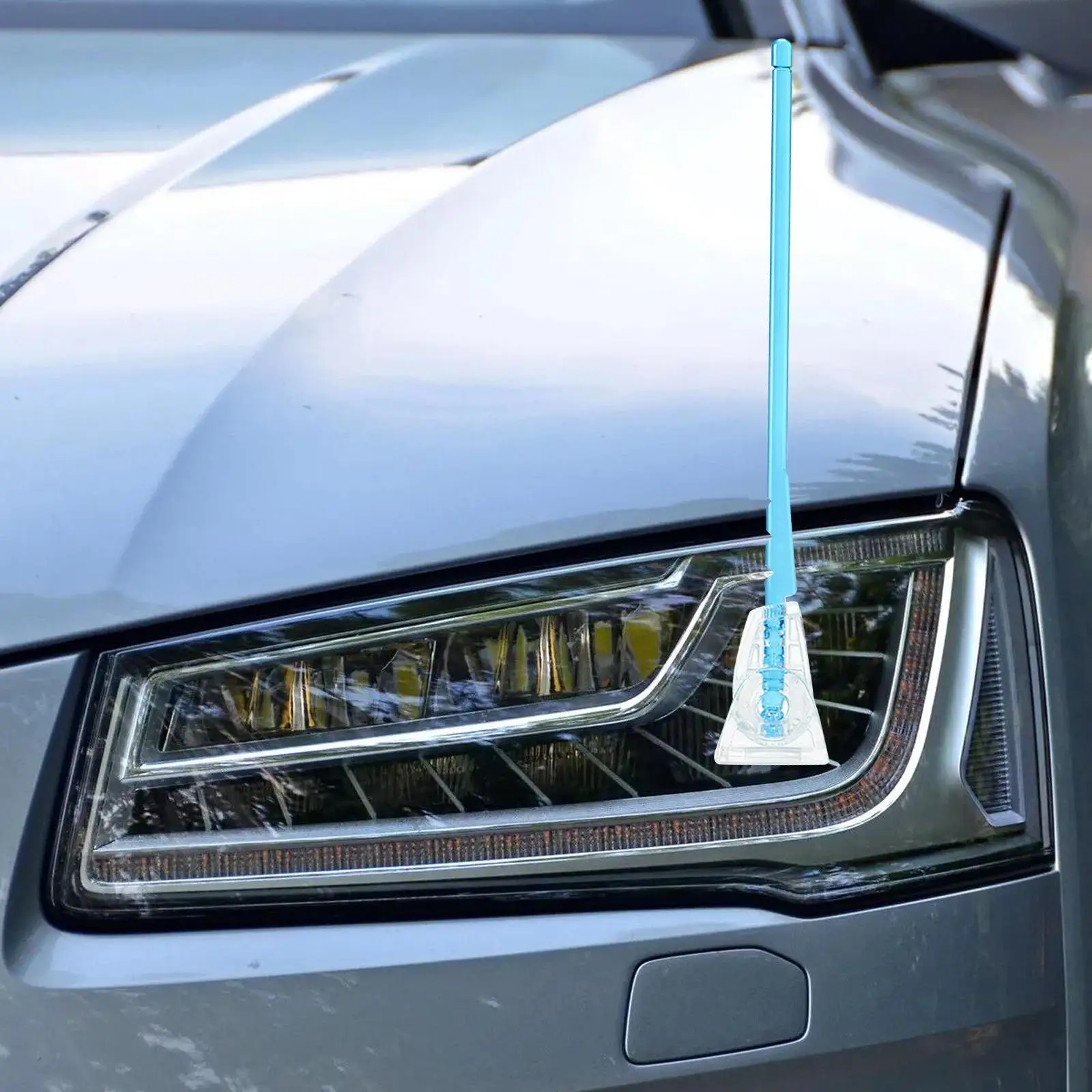 Car Bumper Corner Antenna Pole Prevent Collision Universal Accessory Driving Parking Marker Protector Safe Guard New Drivers