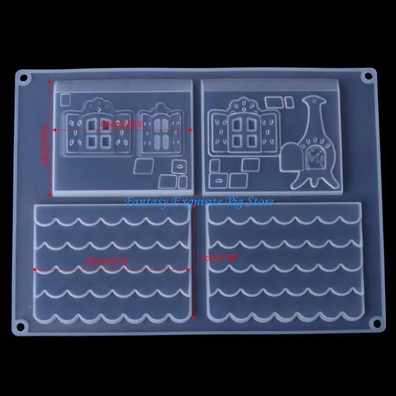 مجموعة قوالب راتنجات الايبوكسي من السيليكون لتزيين أدوات صنع المجوهرات يدويًا #6