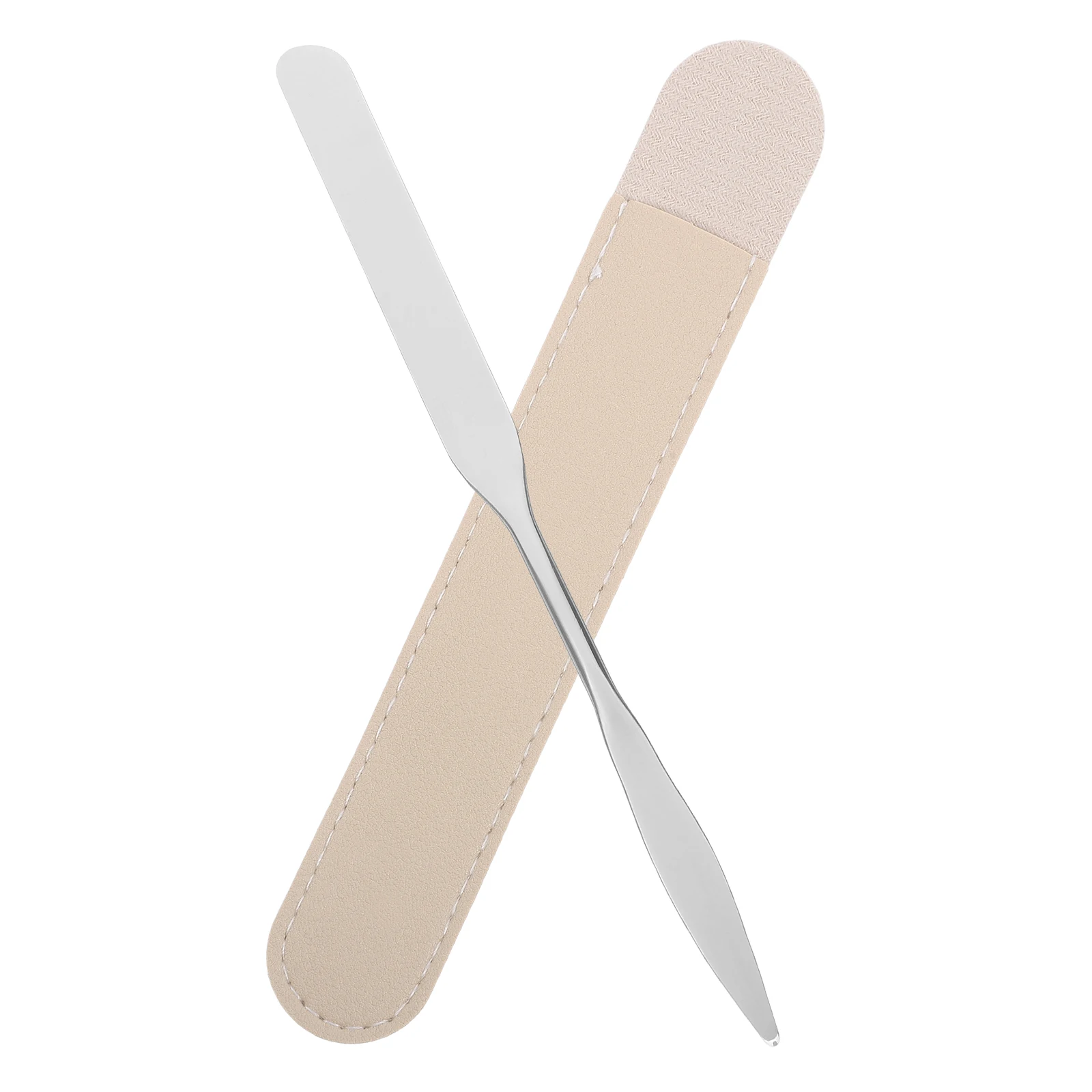 

Stainless Steel Makeup Spatula Long Handle Mixing Tool Foundation Cream Powder Beauty Scraper Stainless Steel Spatula