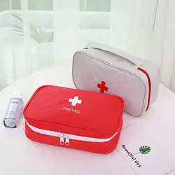 Saco médio portátil bolsa de primeiros socorros kit sobrevivência kit de emergência do carro vazio caixa de primeiros socorros suprimentos médicos kit sobrevivência