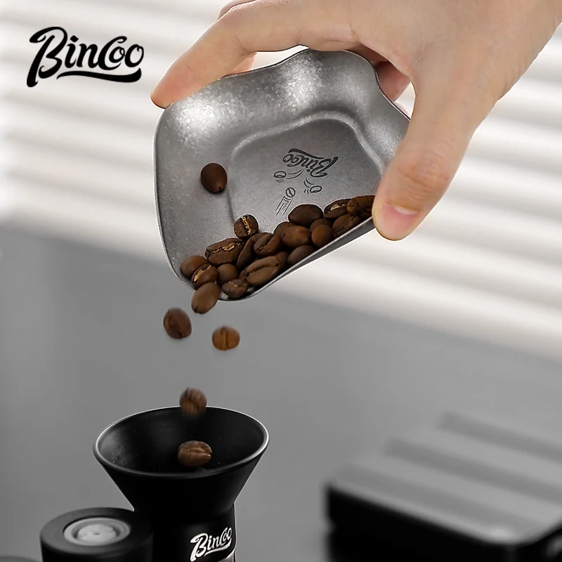 bincoo-titanium-coffee-bean-weighing-tray-metal-coffee-dosing-tray-for-barista-coffee-beans-transfer-plate