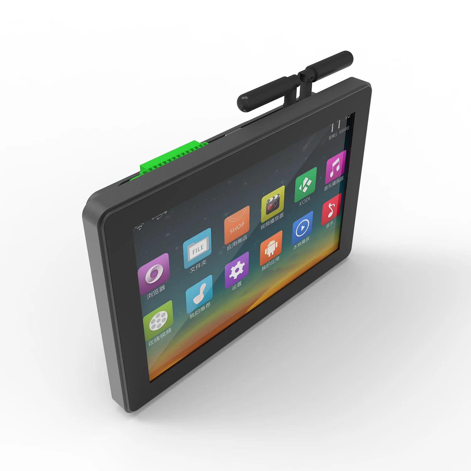 

10.1" 1280x800 16:10 Widescreen Industrial Touch Display Waterproof IP65 Aluminium Alloy Industrial Touchscreen