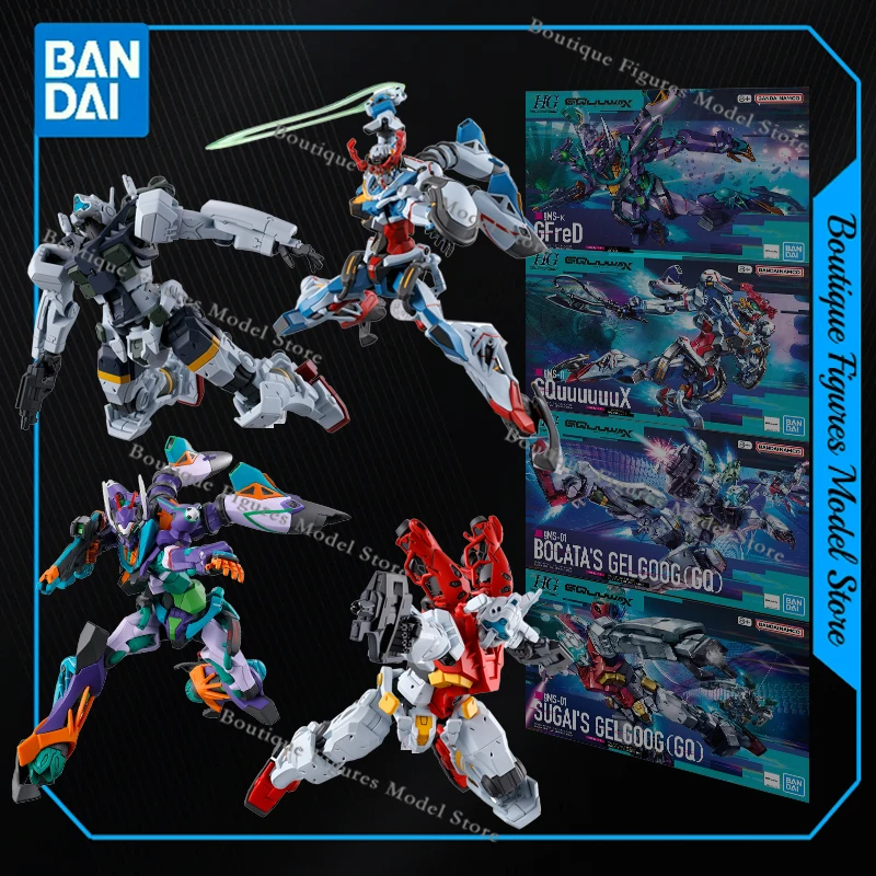 

Bandai оригинальные Gundam HG GQUUUUUUX GFreD BOCATAS SUGAIS GELGOOG gMS-01 аниме фигурки сборка модель коллекция подарок детские игрушки