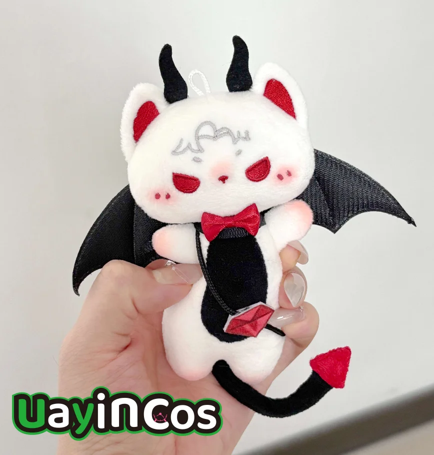 

10 см Love and Deepspace Sylus Black Wings, мягкая плюшевая кукла, сумка для одежды, брелок, аниме-игра, игрушка, детский подарок на Хэллоуин, Gi