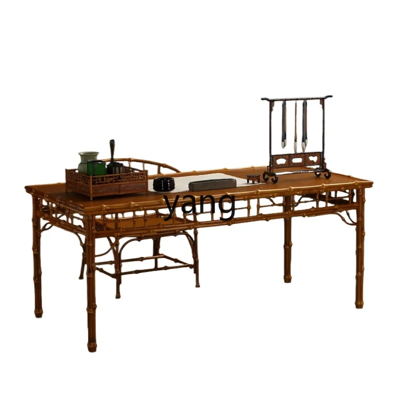 

XYY bamboo color desk, large picture desk, new Chinese study calligraphy writing desk