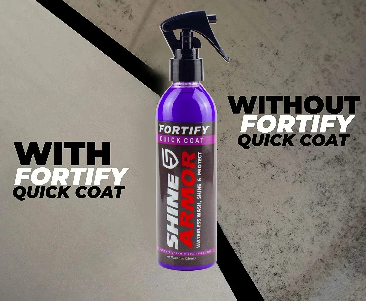 236ml Auto 3 in 1 Hydrophobic Quick Coat Ceramic Coating Car Polish Waterless Car Wash Shine Polymer Sealent Car Wax Spray Coat