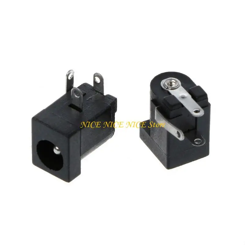 5 PCS DC-005 Negro para conector zócalo toma alimentación 5.5x2.1 mm Type PCB