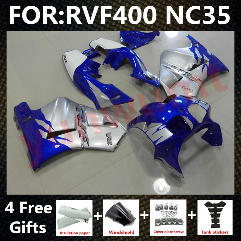 Motorcycle full Fairing Body Kit fit Plastic For RVF400 NC35 1994 1995 1996 Accessories Full fairings kits Bodywork Cowl