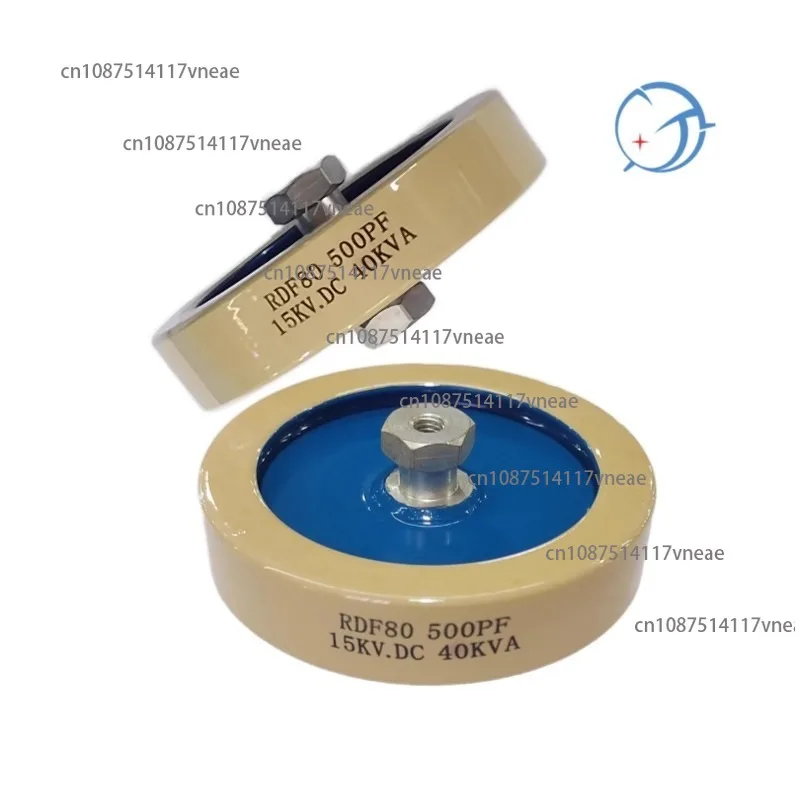 

РДФ80 500ПФ 15КВ. Высокочастотный машинный высокочастотный конденсатор постоянного тока 40 кВА, керамический диэлектрический конденсатор высокого напряжения