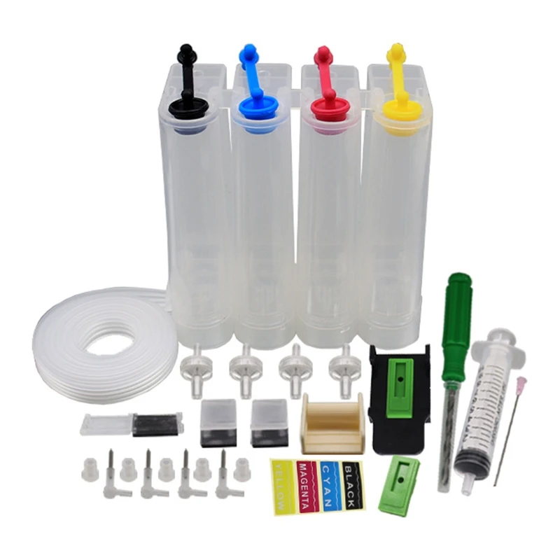 1 Set for Ink Cartridges Continuous Supply System Modified Bottles