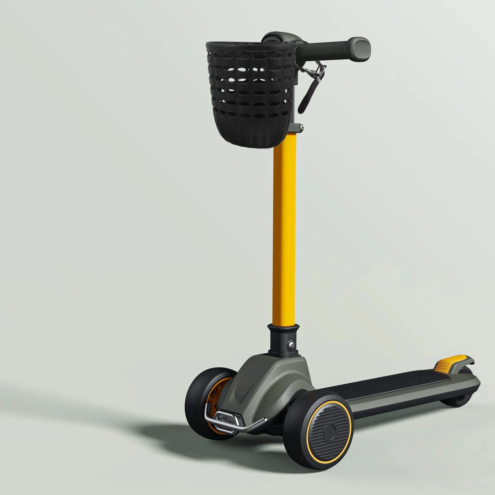 

Kids Bike Front Basket Plastic Boys Girls Scooter Handlebar Basket Durable Stable Front Storage for Toddler Bikes