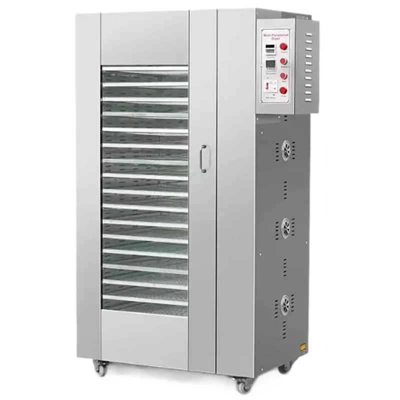 New Large-Scale Commercial Food Dehydrator: Air-Drying and Dehydration Oven for Fruits, Vegetables, Meat, and Seafood