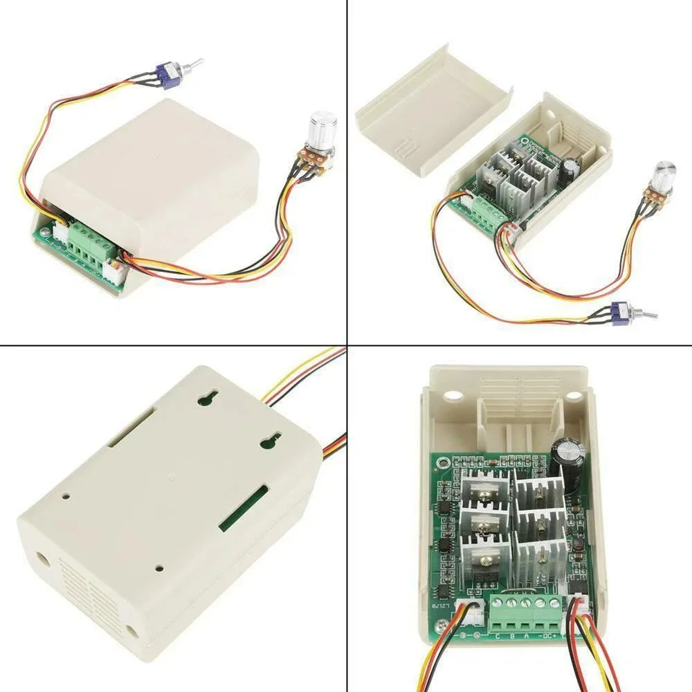 DC5-36V Brushless Motor Controller For BLDC Three Phase Sensorless Without Hall Control Forward Reverse 15A DC5-36V