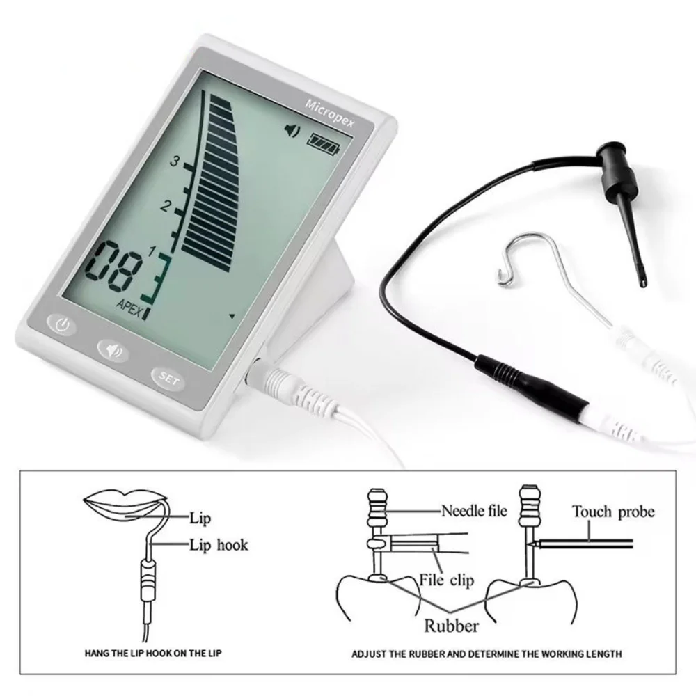 AG Dental Medical Equipment Portable Apex Locator Root Canal Measurement Instrument for Endodontic Treatment and Oral Therapy