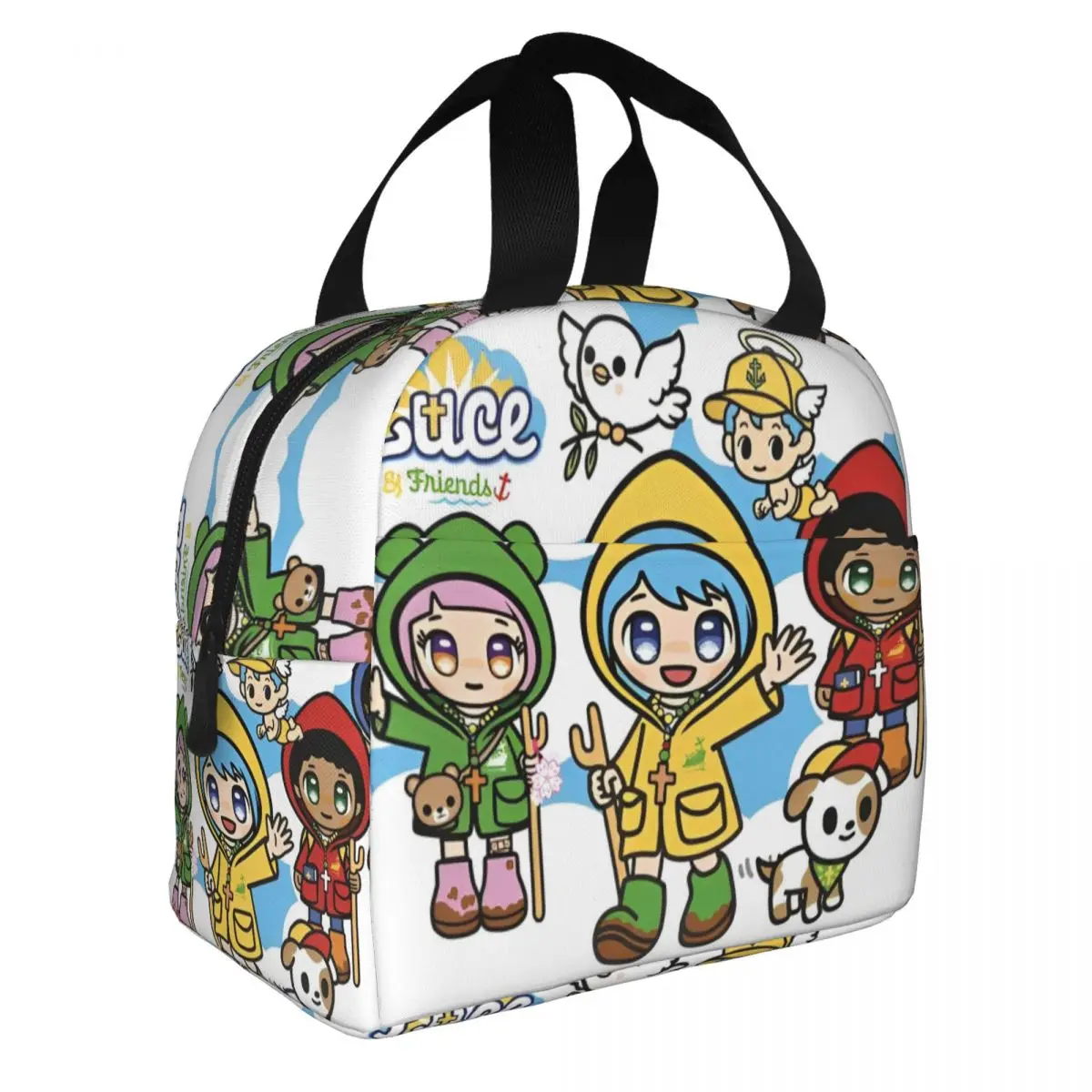 Luce Vatican Mascot Insulated Lunch Bags Cooler Bag Lunch Container Catholic Church 2025 Large Lunch Box Tote Girl Boy Work