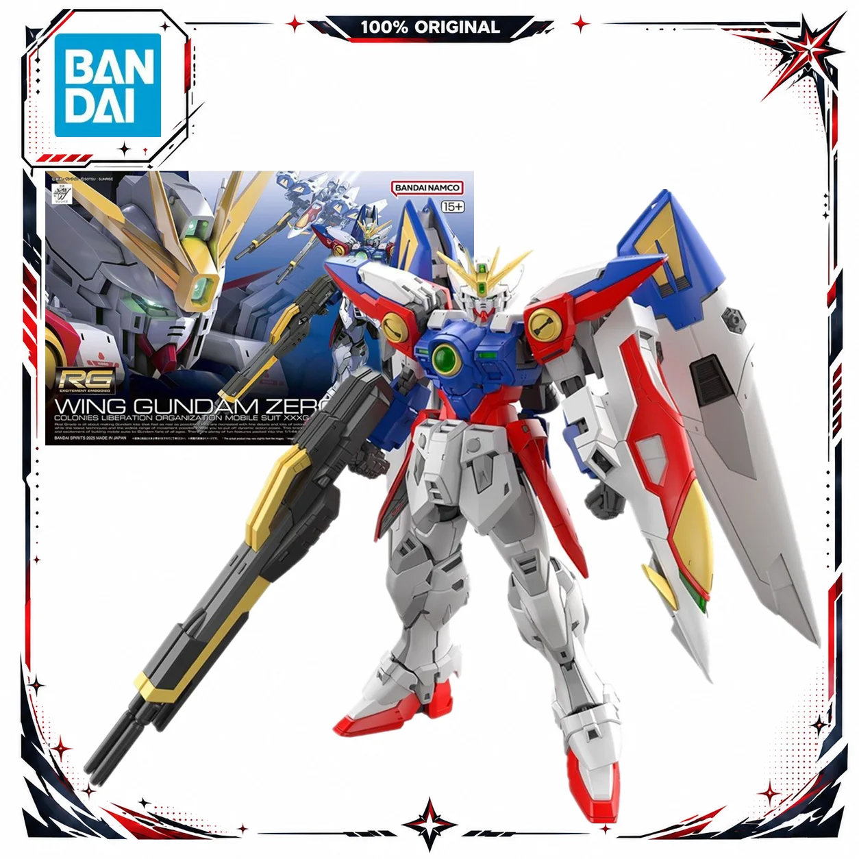 Model Kit Wing Zero - Original Bandai RG 1/144 WING GUNDAM