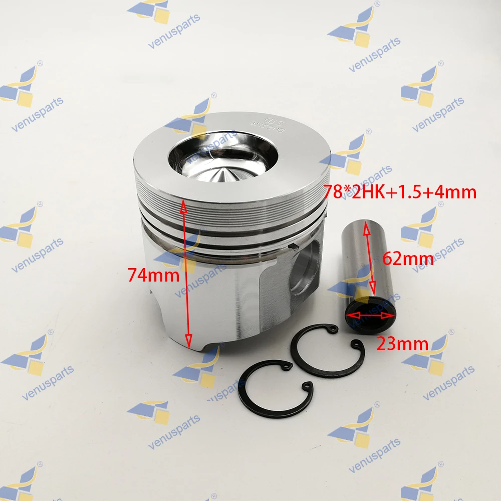 

Комплект для капитального ремонта 3TNC78 для двигателя Yanmar 3TN78L 3TN78-RJB 78*2HK+1,5+4 мм