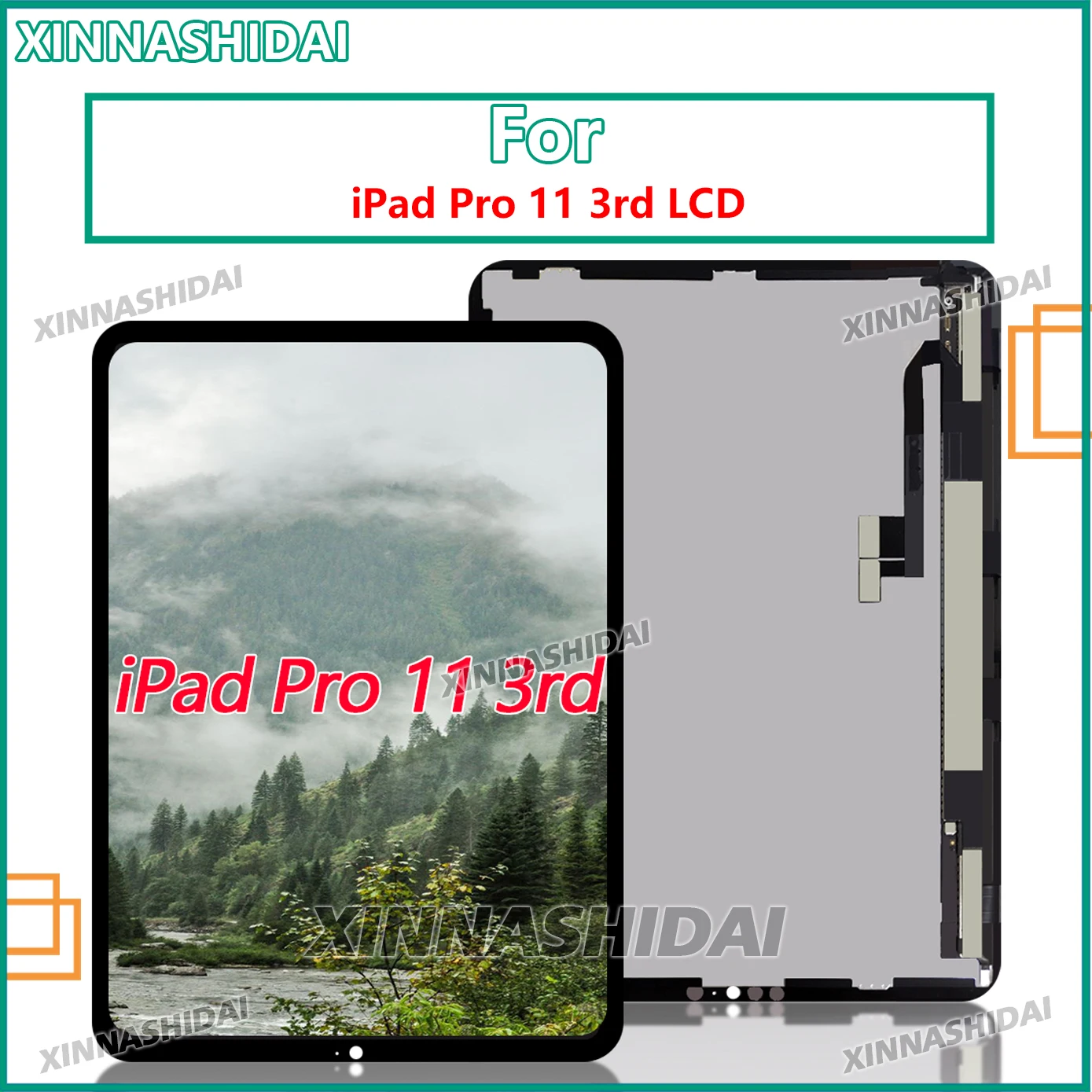 جديد لجهاز Apple iPad Pro 11 2021 3rd Gen شاشة LCD تعمل باللمس مجموعة المحولات الرقمية