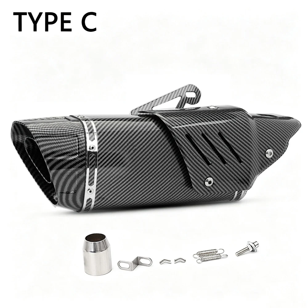 Universal motorcycle exhaust muffler escape silencer for KTM RC 125 250 390 for YAMAHA R6 R3 Ninja Z 400 250 Z900 ZX6R - view 5