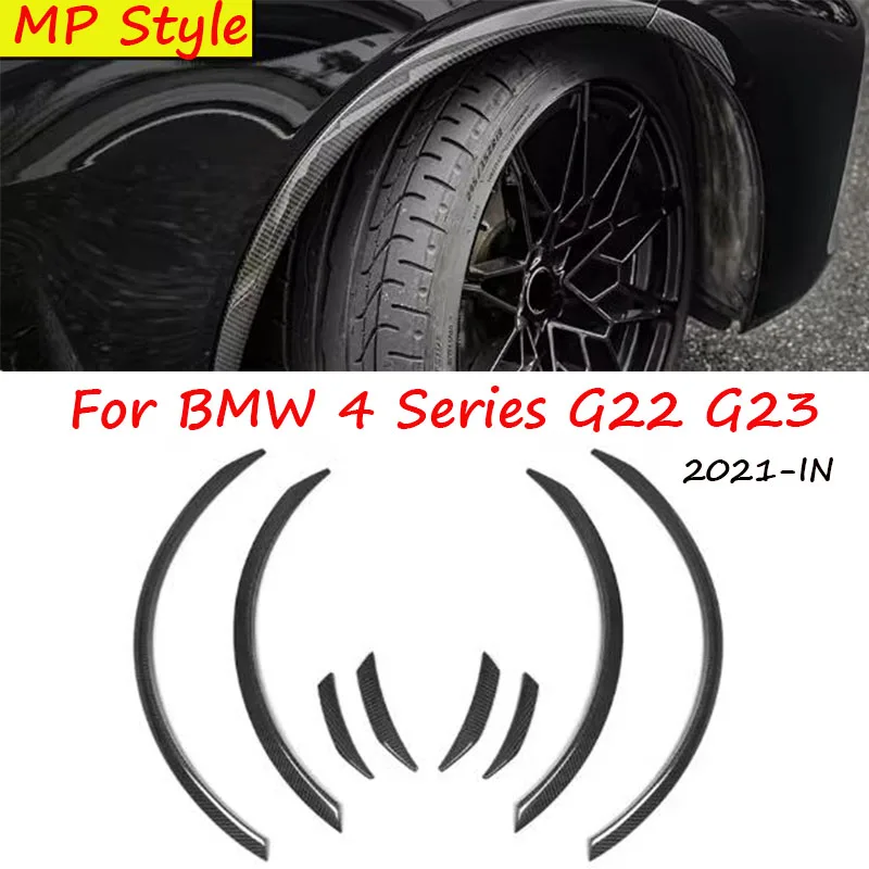 

Настоящие сухие брови из углеродного волокна для BMW 4 серии G22 G23 MP Style 2021-IN 8 шт./компл.