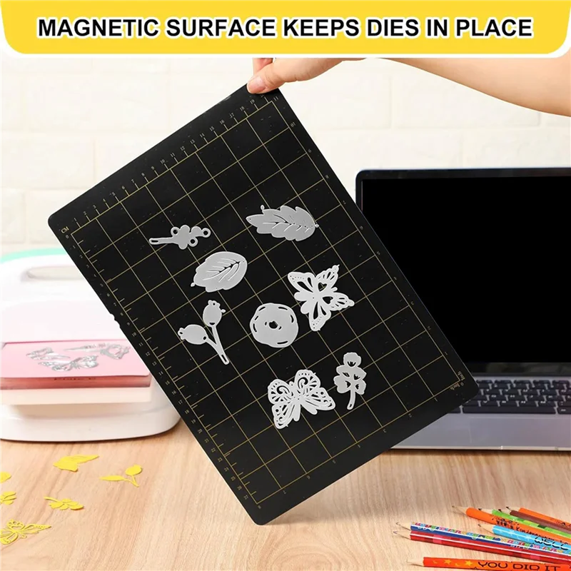 

【Горячая распродажа!】4 шт., 9 дюймов, 12,5 дюймов, L, магнитная режущая прокладка, магнитная прокладка, машина для тиснения, подушечки, магнитная прокладка для штамповки