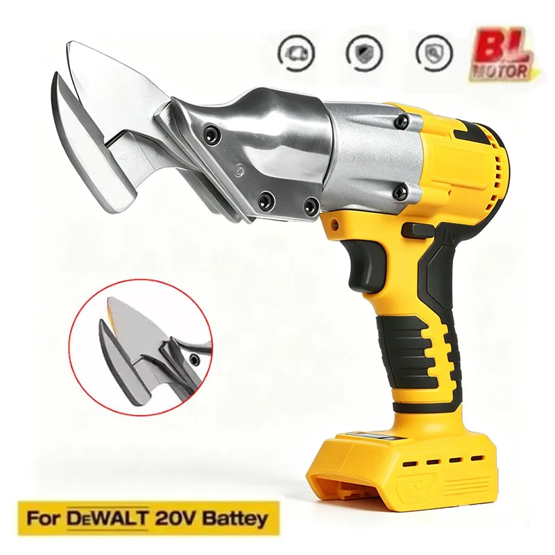 Brushless Electric Scissors 400W Multi-Purpose Scissors Tin Scissors Adjustable Speed Power Tool for Dewalt 20V Battery