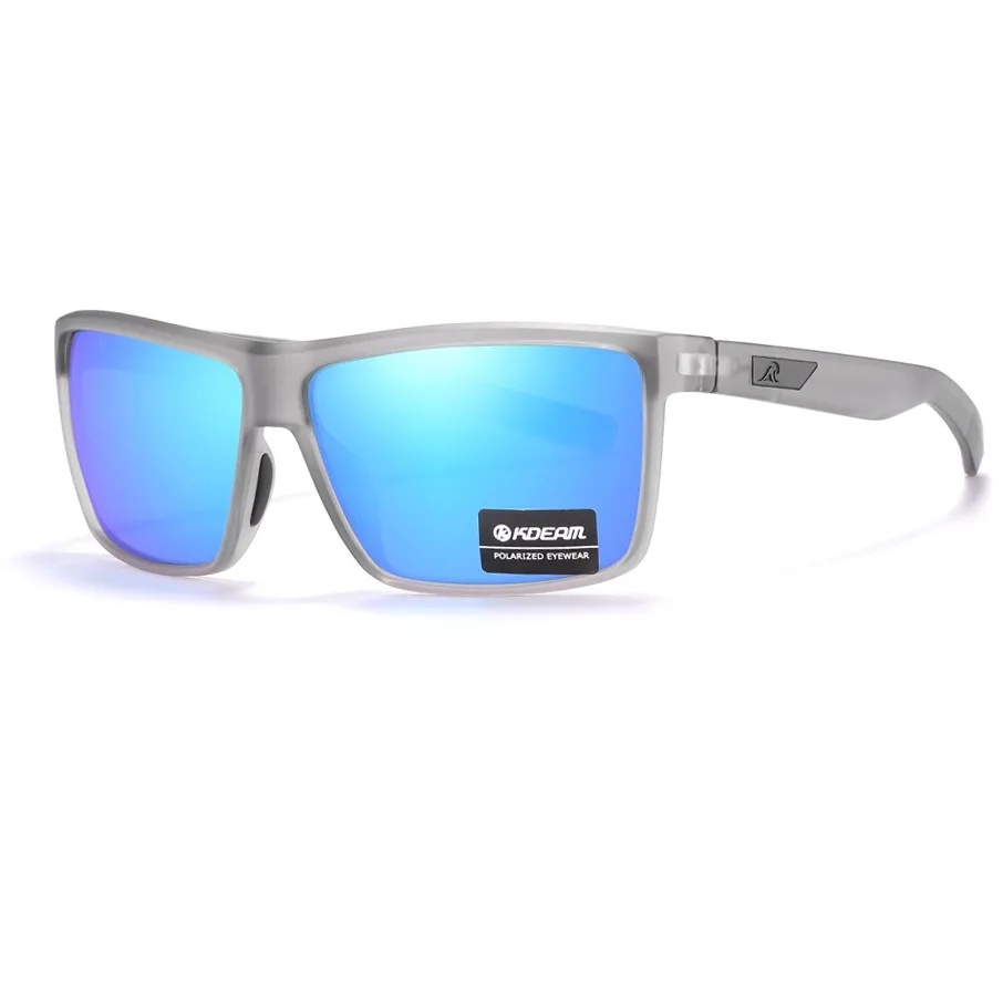 

Поляризованные солнцезащитные очки KDEAM, 100% устойчивые к царапинам UV400, модные солнцезащитные очки для мужчин и женщин со встроенными пружинными петлями