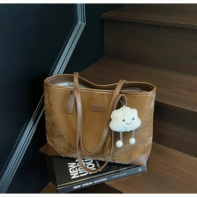 

Elegant Leather Crossbody Bag For Women Shoulder Messenger Tote Handbags Luxury Brand Famous Designer Popular Classic Spacious