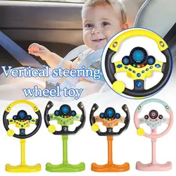 1pcs Kids Electric Simulation Steering Wheel Toy Multifunctional Car Driving Toy with Music and Light Toy for Boys and Girl K9B2