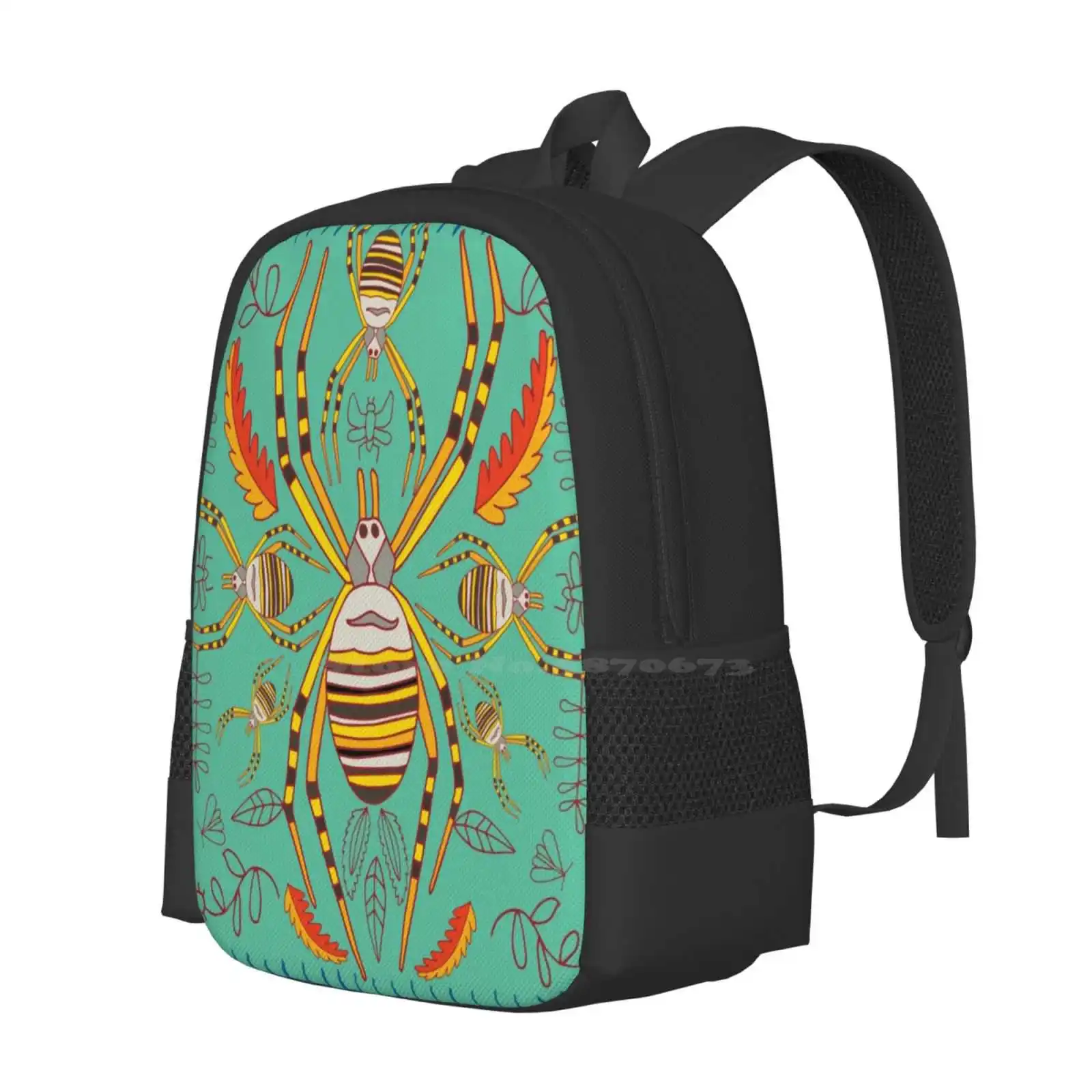 Spiderart 1 Hot Sale Schoolbag Backpack Fashion Bags Spiderart Beauty Of Nature Pop Culture Art Styles Into The Wild Animals