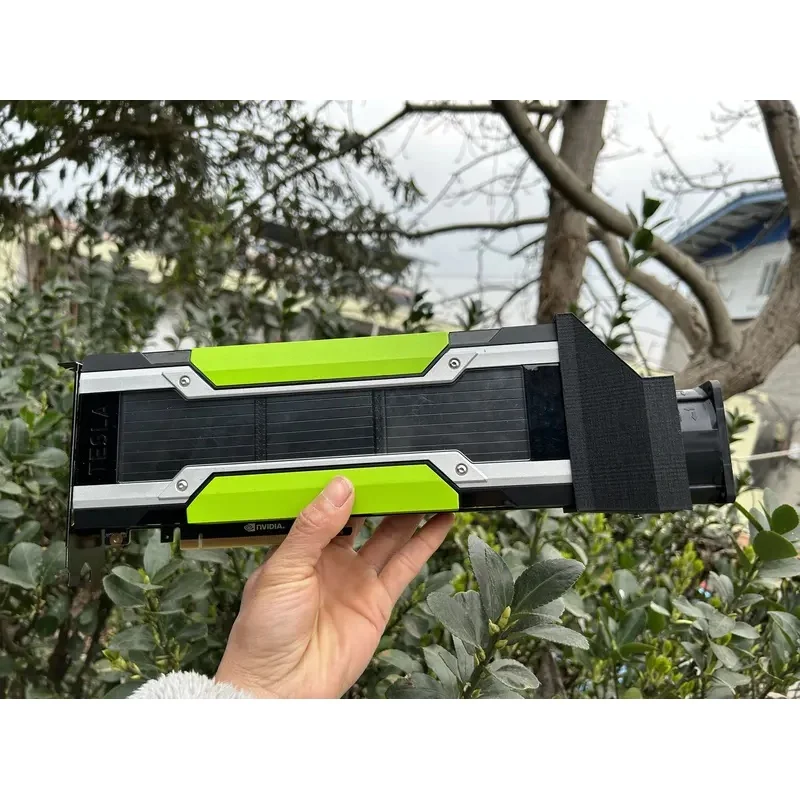 Modified Active Cooling Assembly FOR NVIDIA Tesla P100 P40 M40 K80 V100 GPU