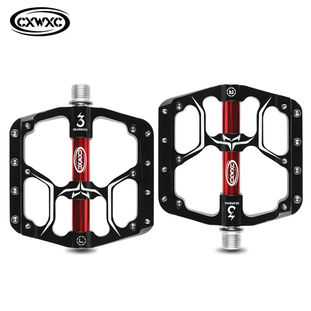 

2024 NEW Bicycle Pedals-Wide Flat Bike Pedals Road Bike Pedals MTB Bicycles Pedals 3 Sealed Bearings-Pedales de bicicleta CX-V15