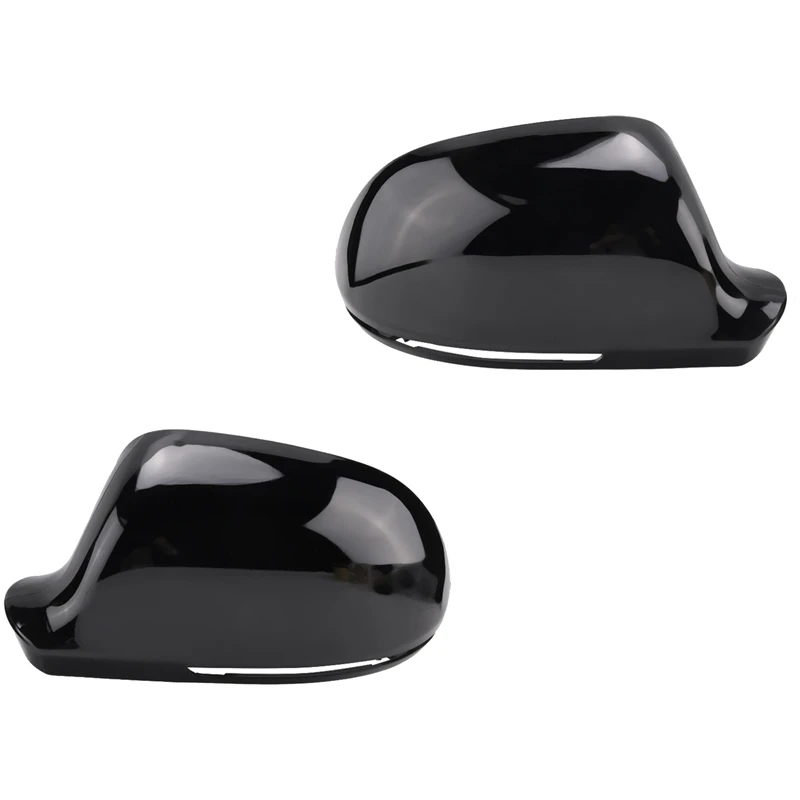 

2X Baked Black Rear View Mirror Cover For A4 S4 A5 S5 A6 S6 A8 S8 Q3 SQ3 A3 Rear View Mirror Modification Replacement Parts