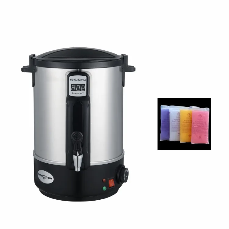 Electric Easy Operation Wax Melter Machine Stainless Steel Wax Melting Barrel For Candle Making