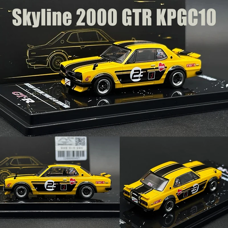 

In Stock INNO 1:64 HAKOSUKA Skyline 2000 GTR KPGC10 Diecast Diorama Car Model Collection Miniature Toy