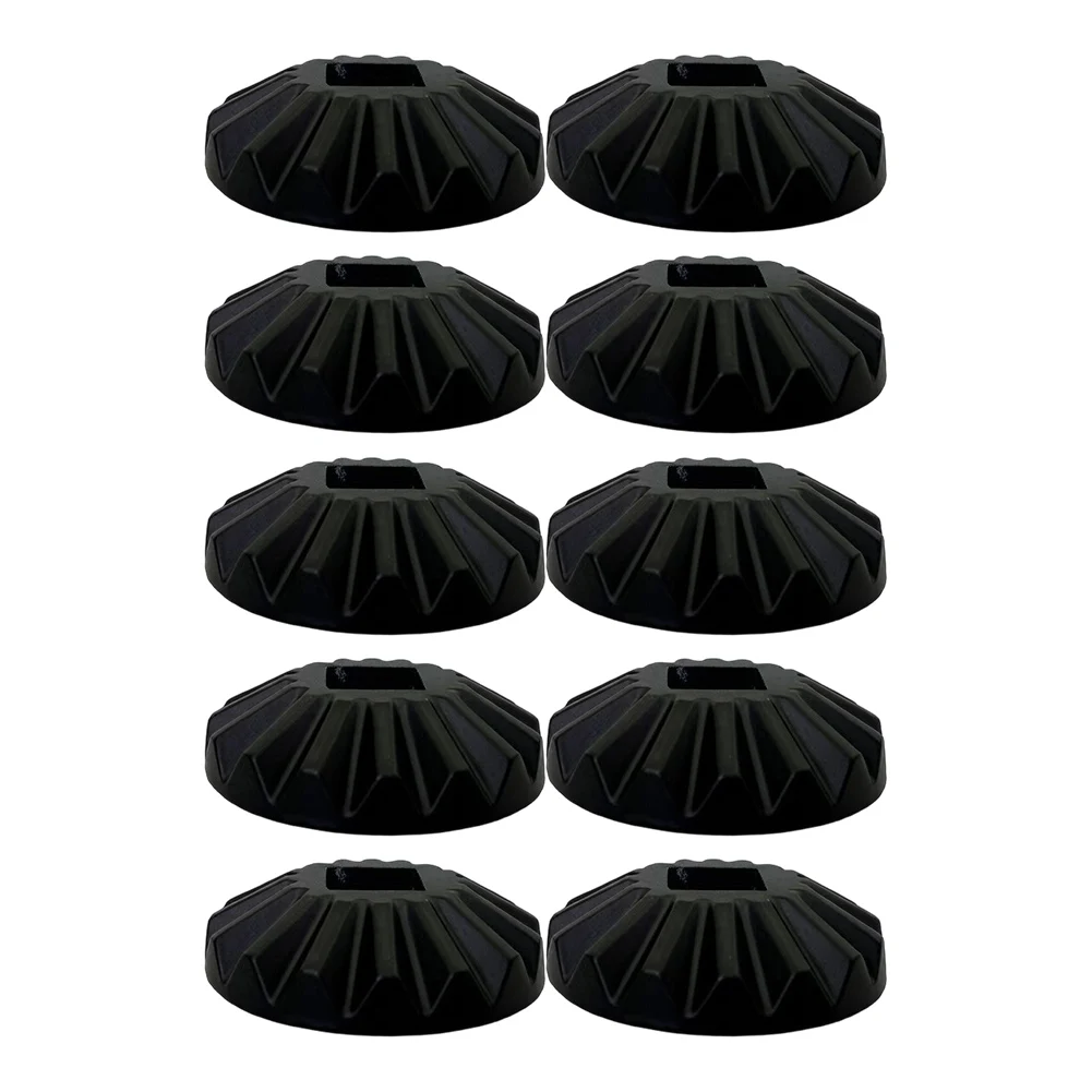 6pcs Black Aluminum Stair Handrail Posts for Indoor Outdoor Stairs Swivel Head Sloped Angle Design Easy Installation