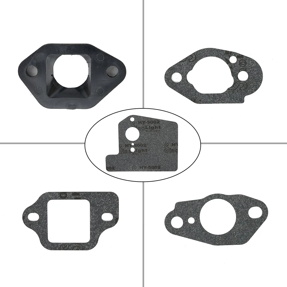 Carburetor Insulator Gasket Kit for GCV160 GCV190 GSV190, Air Guide & Muffler Gasket Set, Replacement 16211-ZL8-000 16221-883-80