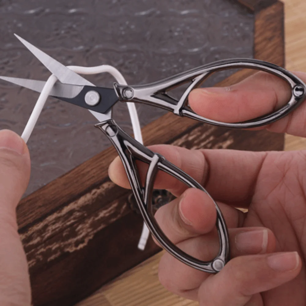 Sewing Tool Ergonomic Grips Craft Scissors Sharp Durable Embroidery Shear Professional Precision Tailor Scissors Fabric Cutting