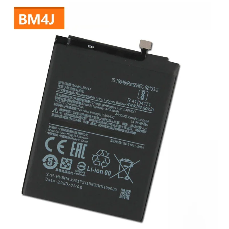 

Replacement Battery BM4J For Xiaomi MI Redmi Note 8 Pro Phone Batteries 4500mAh