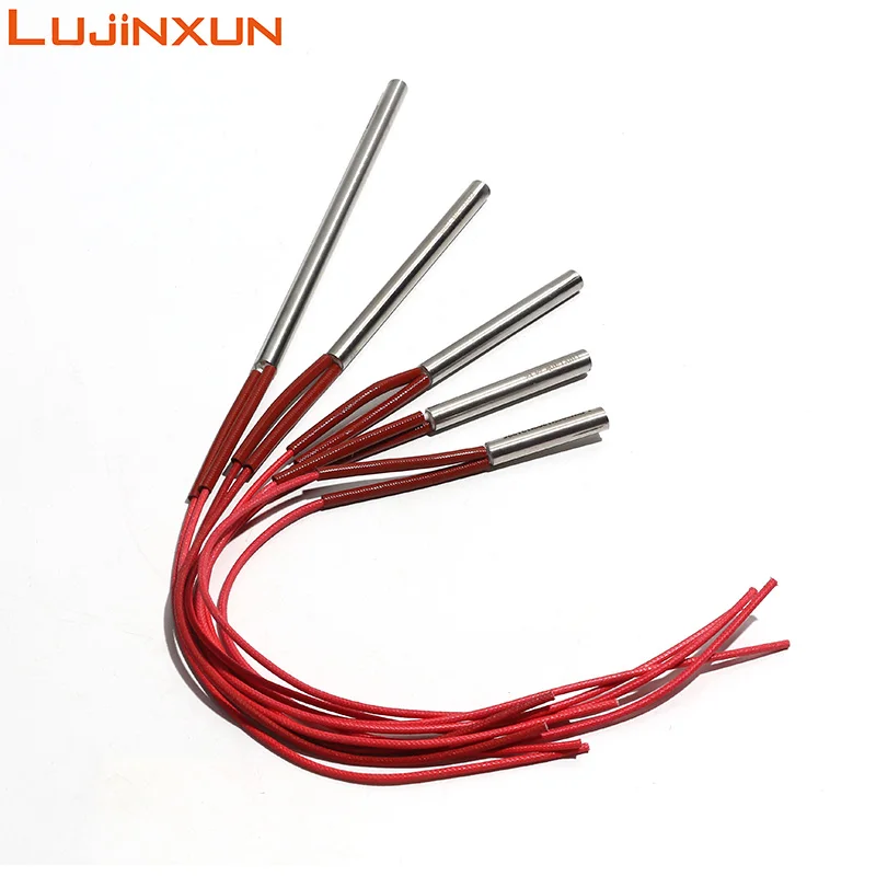 

LUJINXUN 5pcs Electric Rod Immersion Heating Element Cartridge Heater Tube 20mm/18mm/16mm/15mm/14mm for Reprap Extruder Parts
