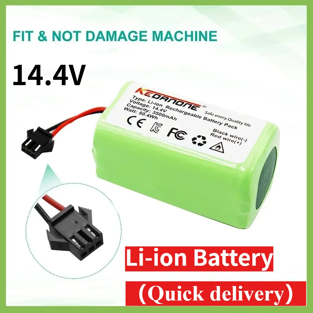 НОВЫЙ литий-ионный аккумулятор 14,4 В, 4000 мАч для Conga 990 1090 Tesvor N79 N79S DN622 Eufy RoboVac 11 11S 30, аккумуляторы для робота-пылесоса НОВЫЙ литий-ионный аккумулятор 14,4 В, 4000 мАч для Conga 990 1090 Tesvor N79 N79S DN622 Eufy RoboVac 11 11S 30, аккумуляторы для робота-пылесоса